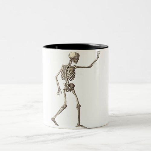 Skeleton Waving Mug