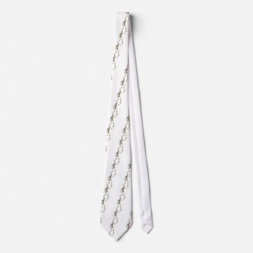 Skeleton Waving Necktie