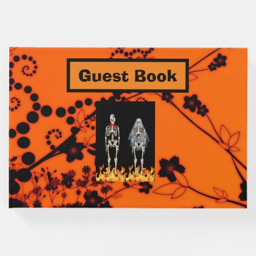 Skeleton Wedding Guest Book