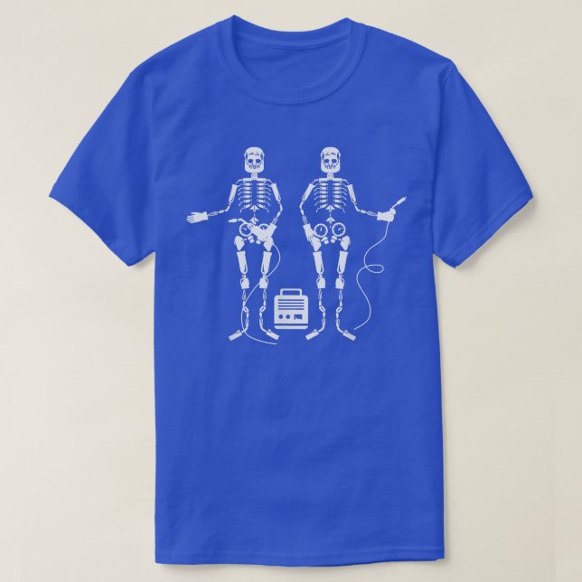Skeleton Welders Spark and Flu Welding Men Women  T-Shirt (Design Front)