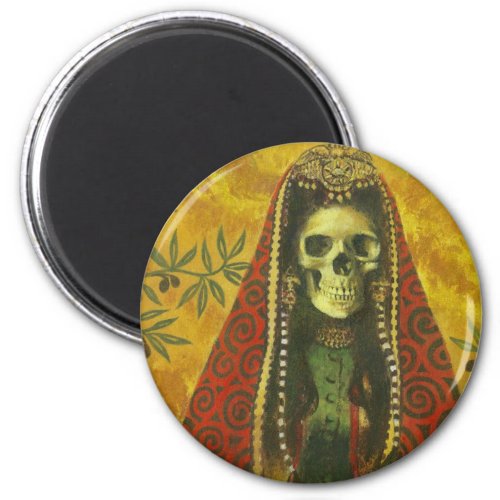 Skeleton Witch Design Magnet