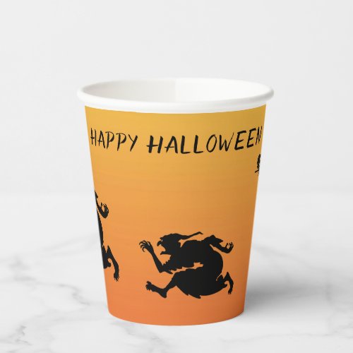Skeleton Witch Paper Cups