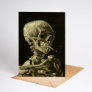 Skeleton with a Burning Cigarette | Van Gogh Card