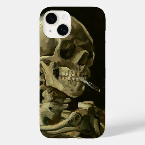Skeleton with a Burning Cigarette  Van Gogh Case_Mate iPhone 14 Case