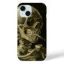 Skeleton with a Burning Cigarette | Van Gogh iPhone 15 Case