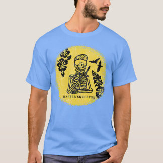 Skeleton with barber knife T-Shirt