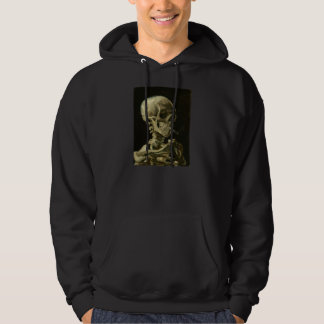 Skeleton with Cigarette 1886 Hoodie for Men