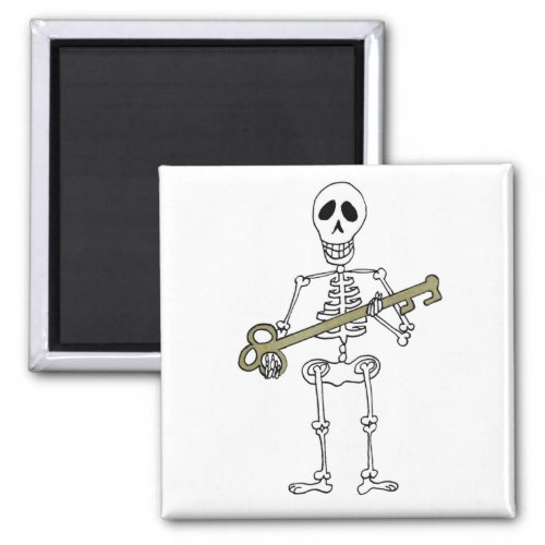 Skeleton with Skeleton Key Magnet