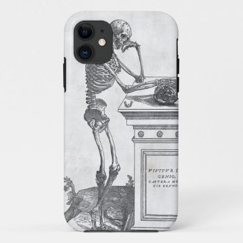Skeleton With Skull Case-mate Case by EndlessVintage at Zazzle