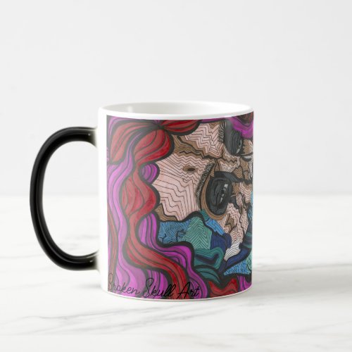 Skeleton Woman Color Morphing Mug