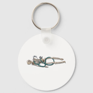 SkeletonAndStethoscope111311 Keychain
