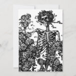 Skeletons and Roses Invitation