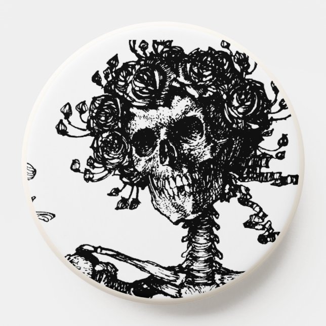 Skeletons and Roses PopSocket (Popsocket)