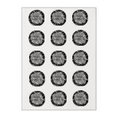 Skeletons BONE APPÉTIT Edible Frosting Rounds (Sheet)