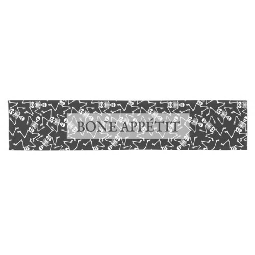 Skeletons BONE APPTIT Short Table Runner