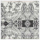 Skeletons Danse Macabre Fabric