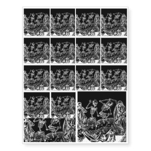 Skeletons - Halloween Temporary Tattoos
