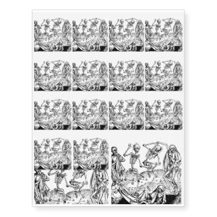 Skeletons - Halloween Temporary Tattoos