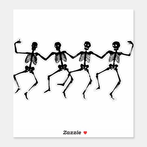 skeletons_human_dancing_funny sticker
