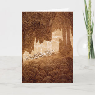 Skeletons in a Cave Retirement card