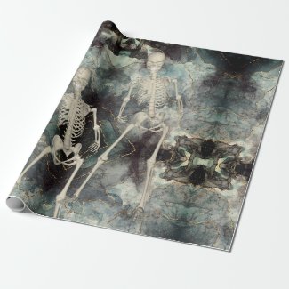 Skeletons Rising from Ashes  Halloween Craft