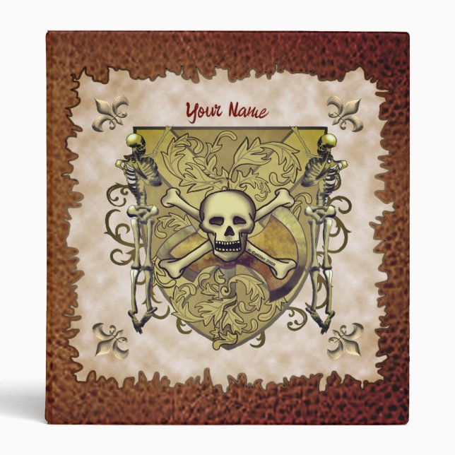 Skeletons Shield Binder (Front)