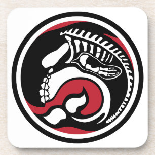 skelewhale beverage coaster