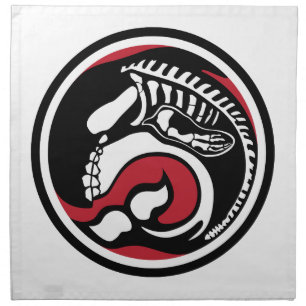 skelewhale napkin