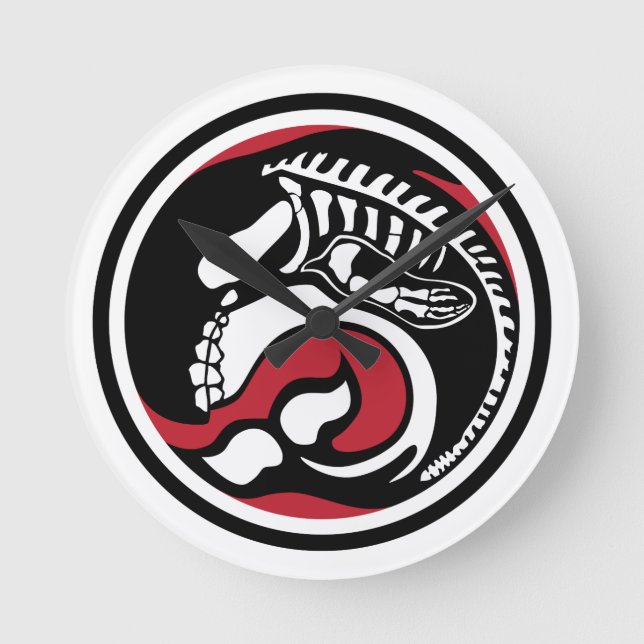 skelewhale round clock (Front)