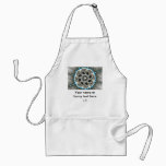Skelewheel - Fractal Art Adult Apron