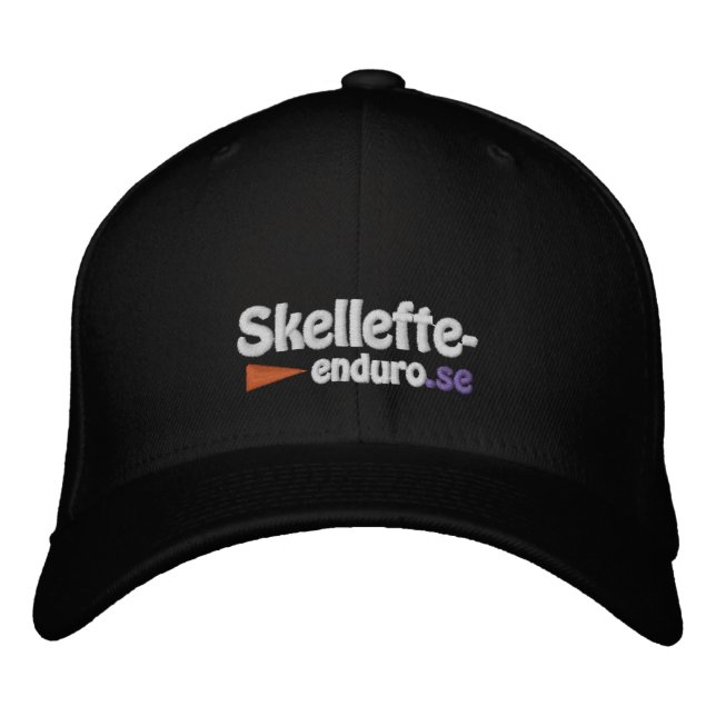 Skellefte enduro support keps embroidered baseball cap (Front)