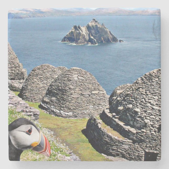 Skellig Michael, Skellig Island, Skellig Michael Stone Coaster (Front)