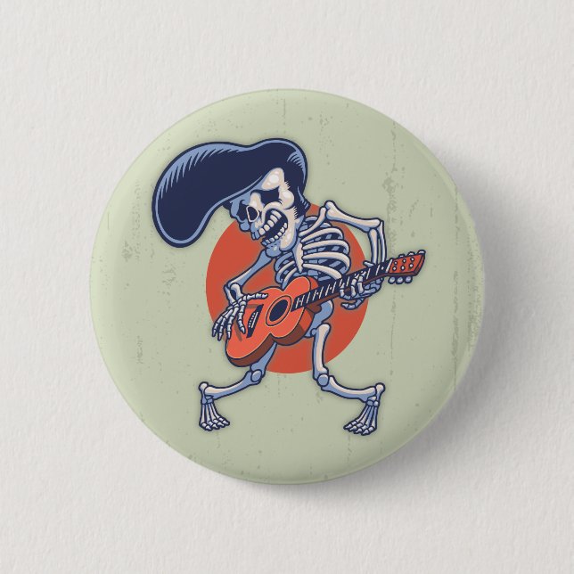 Skelvice Pinback Button (Front)