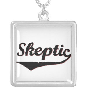 Skeptic Silver Plated Necklace