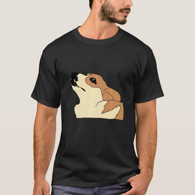 Skeptical Corgi Tee (Front)