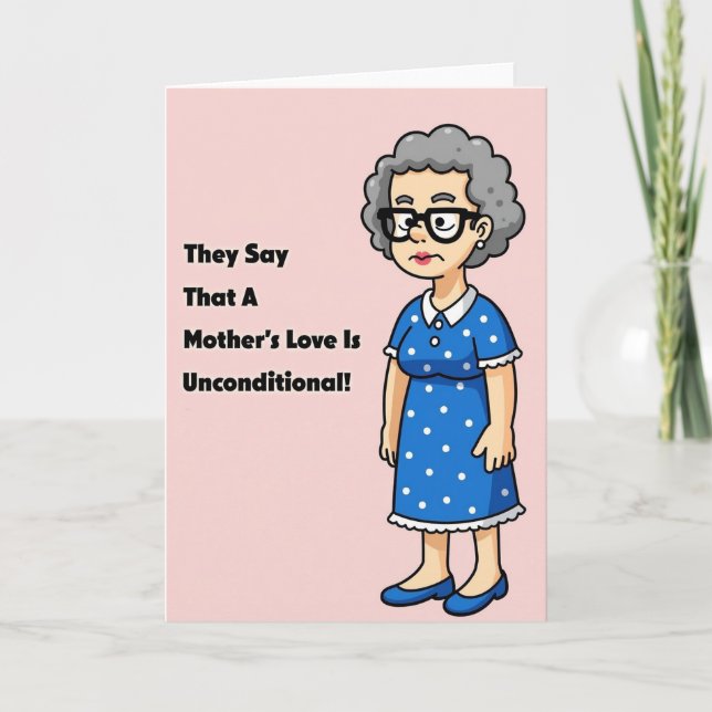 Skeptical Mothers Love Day Card (Front)