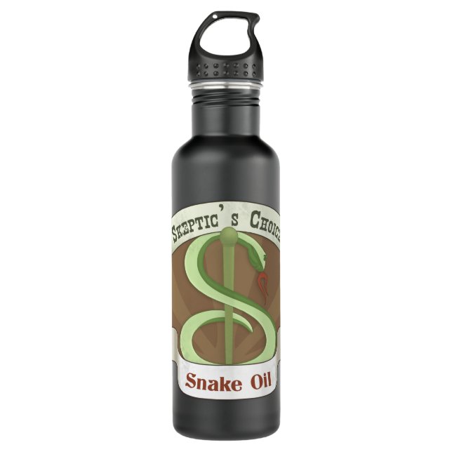 Skeptic's Choice Snake Oil Reusable Bottle (Front)