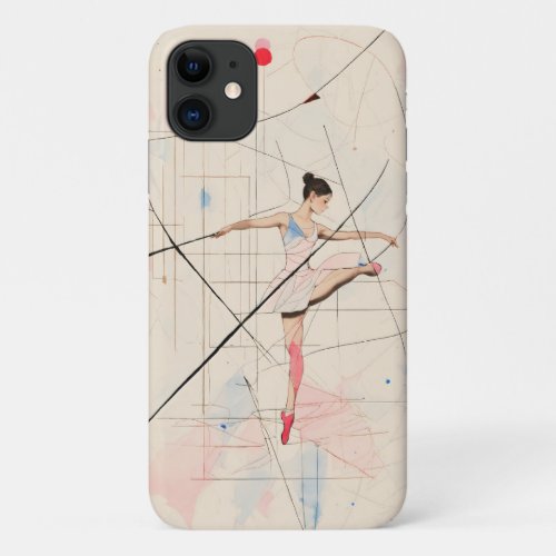 sketch ballerina iPhone 11 case