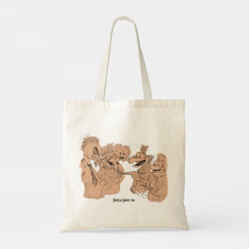 Sketch Bird Call Tote Bag