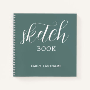 Sketch Book with Your Name Notebook