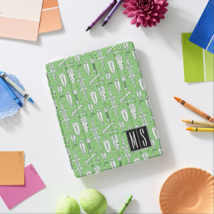 Sketch Crocodile Pattern   Monogram iPad Smart Cover