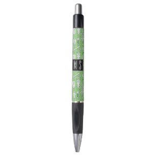 Sketch Crocodile Pattern   Monogram Pen