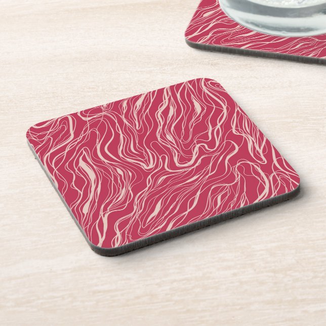 Sketch curves  beverage coaster (Left Side)
