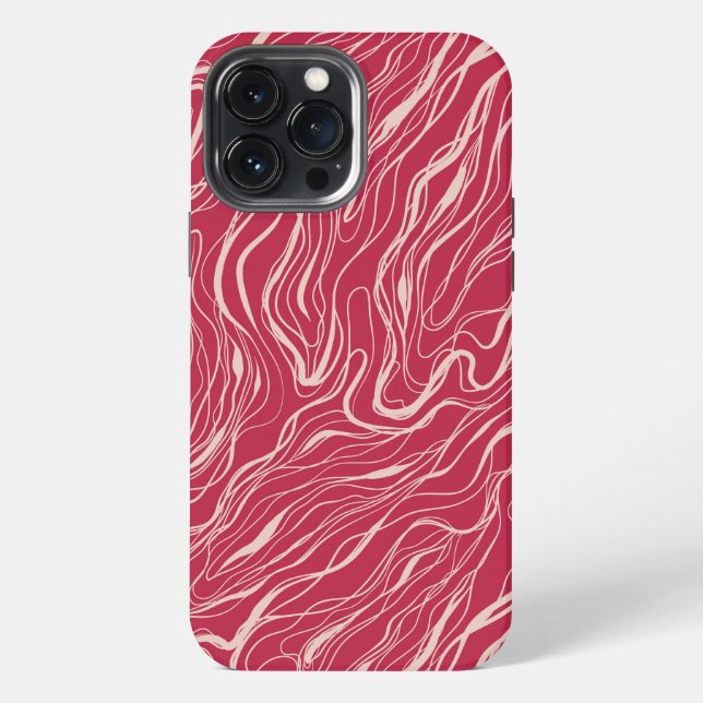Sketch curves   iphone case (Back)