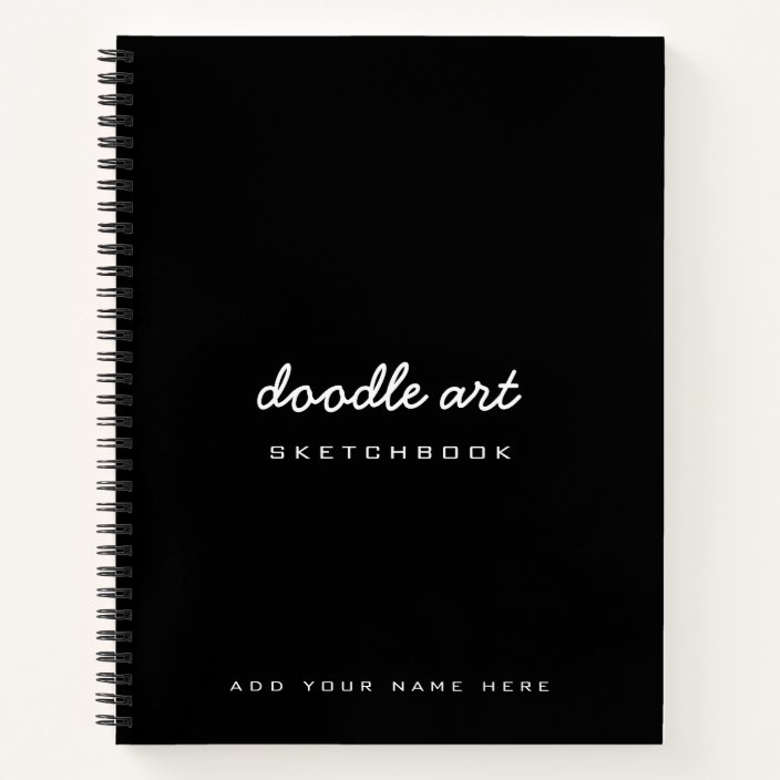 Sketch doodle art name sketchbook notebook | Zazzle.com