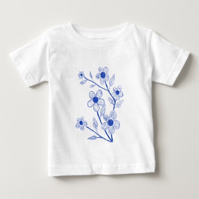 sketch drawing baby T-Shirt (Front)