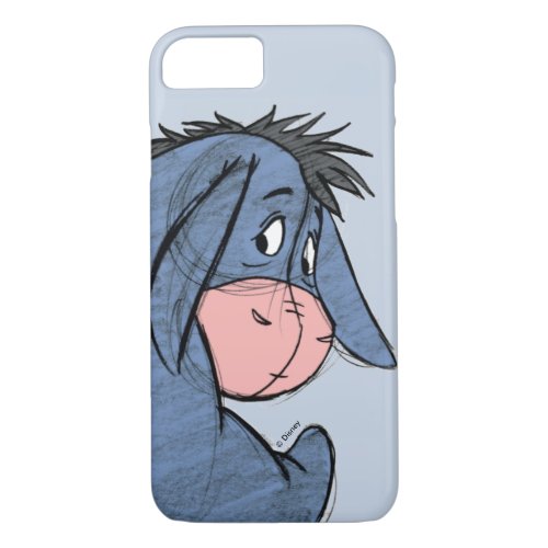 Sketch Eeyore 1 iPhone 87 Case