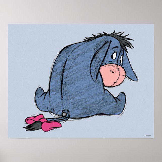 Sketch Eeyore 1 Poster (Front)
