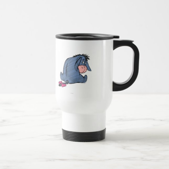 Sketch Eeyore 1 Travel Mug (Right)