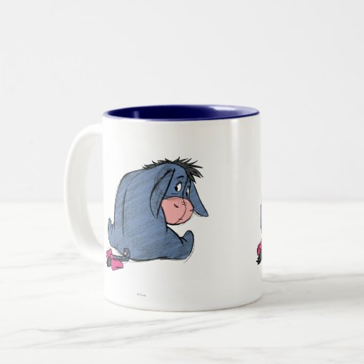 Sketch Eeyore 1 Two-Tone Coffee Mug | Zazzle